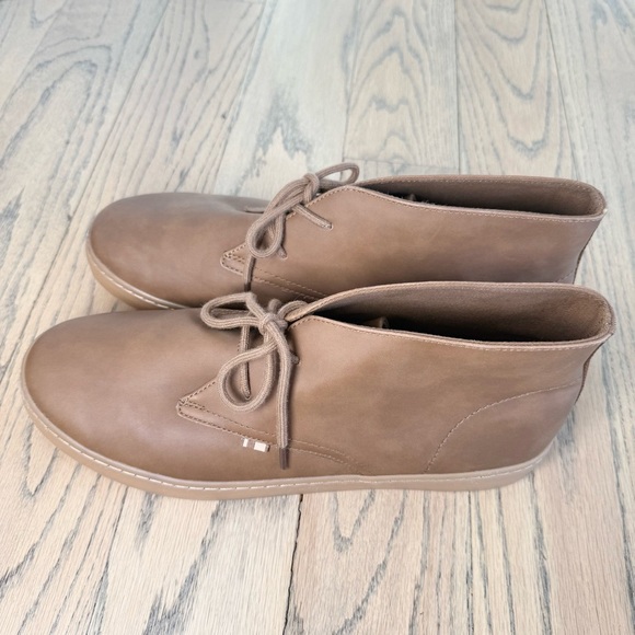 NWT Ben Sherman Men’s Ashford High-Top Sneaker Brown Leather Shoes Size 13 - Picture 7 of 14